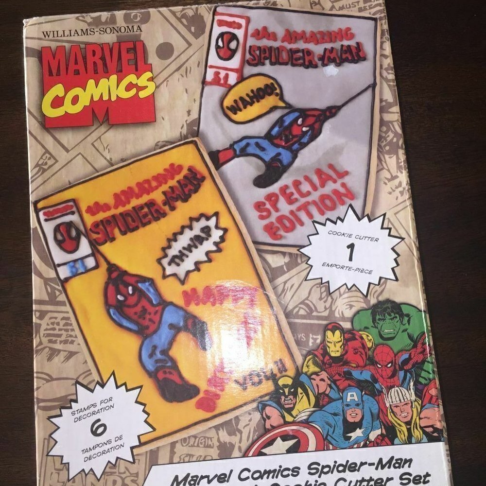 - Williams-Sonoma Marvel Spider Man Cookie Cutters